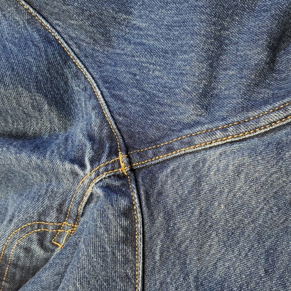 Levi's 501 Straight Leg Button Fly Blue Jeans Men's Size W41 L30 - Picture 14 of 16